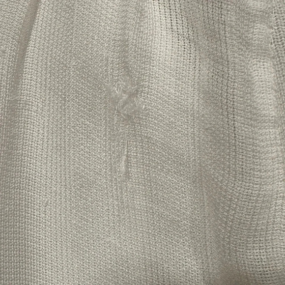 MANGO Suit White Dress Embroidered Western Camisole Sheer Ivory Feminine LWD 2 - Picture 15 of 16